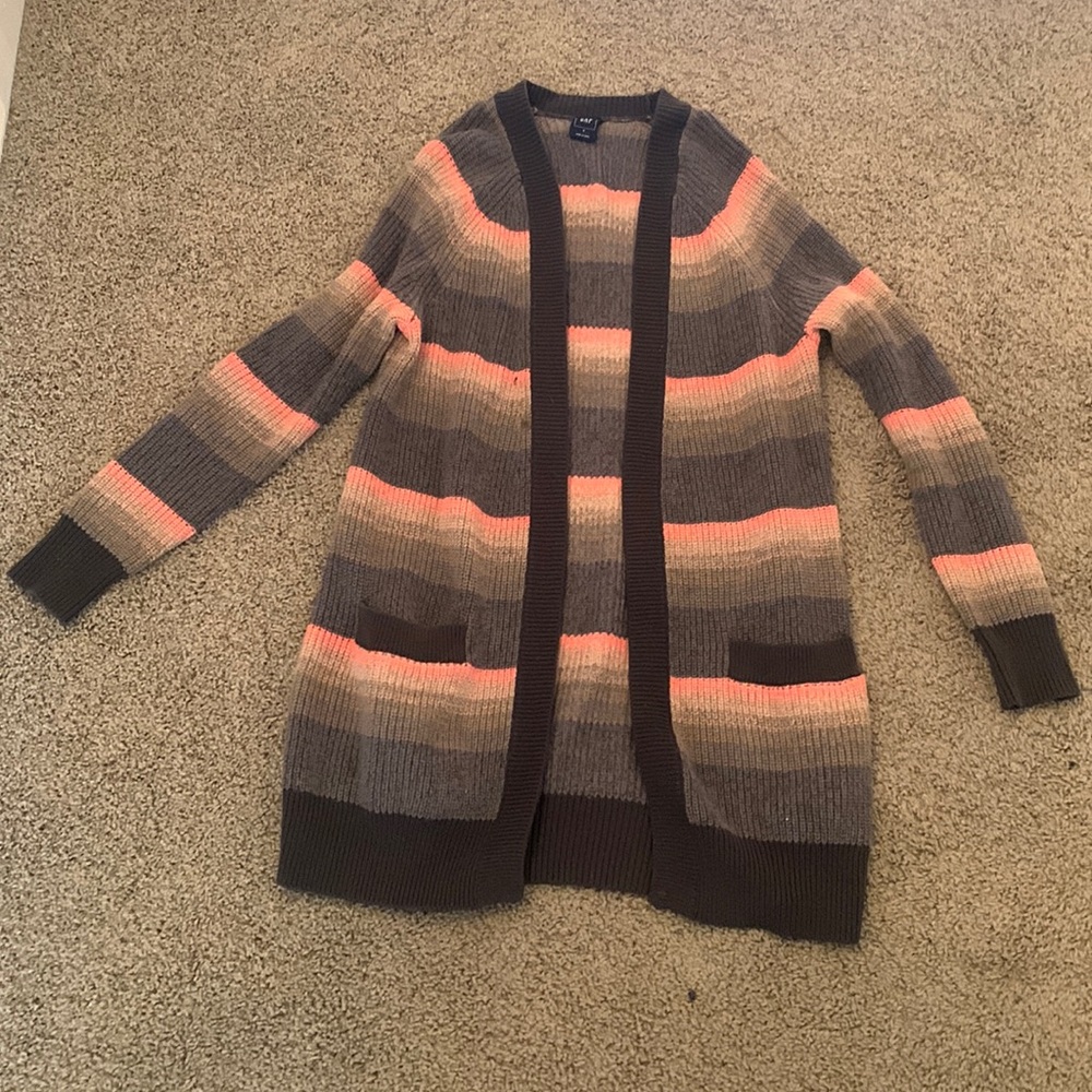 Gap multicolor knit cardigan size small